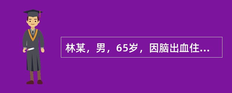 林某，男，65岁，因脑出血住院治疗，治疗后病人病情稳定，但出现吞咽困难，给予留置胃管。病人留置胃管期间，下列措施中不能预防肺炎发生的是