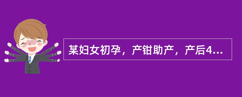 某妇女初孕，产钳助产，产后4天，产妇自述发热、下腹微痛。查体：体温38℃，双乳稍胀，无明显压痛，子宫脐下2指，轻压痛，恶露多而浑浊，有臭味，余无异常发现。首先考虑的疾病为