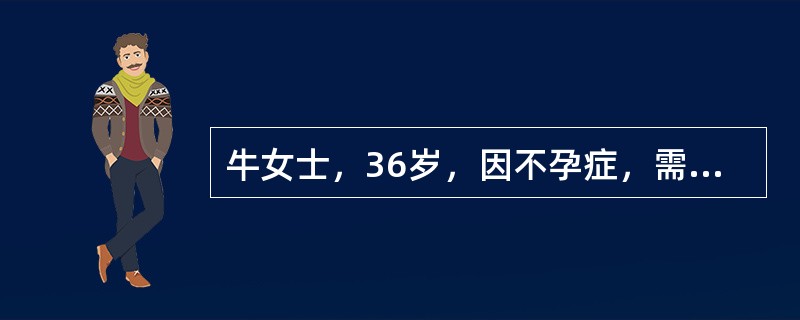 牛女士，36岁，因不孕症，需行腹腔镜检查原因。术中观察不妥的是