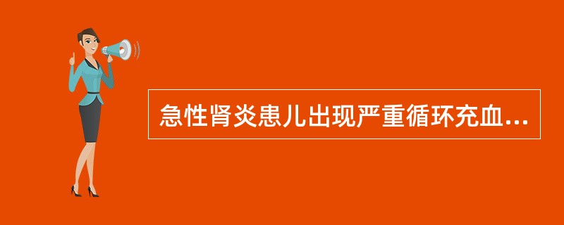 急性肾炎患儿出现严重循环充血时，首选的治疗药物是