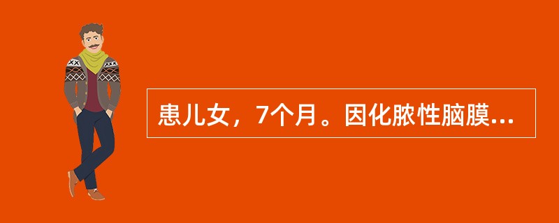 患儿女，7个月。因化脓性脑膜炎入院，护士巡视时发现患儿出现喷射性呕吐、烦躁不安，有颅内压增高的可能，此时应给予的护理措施是