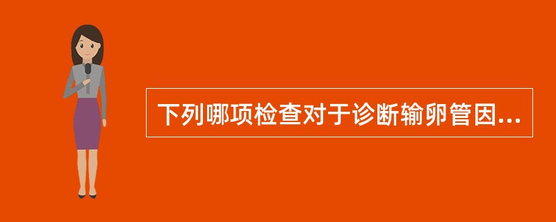 下列哪项检查对于诊断输卵管因素不孕没有价值