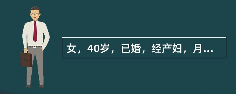 女，40岁，已婚，经产妇，月经期延长，量多，痛经明显，届时需服强止痛药。查子宫均匀增大如孕50天大小，质硬，有压痛，双附件正常最可能的诊断是