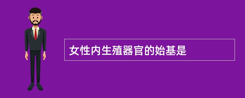 女性内生殖器官的始基是