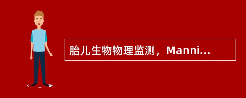 胎儿生物物理监测，Manning评分法包括