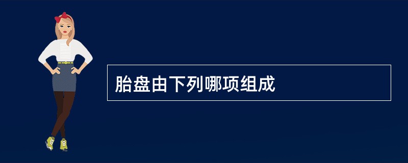 胎盘由下列哪项组成