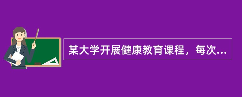 某大学开展健康教育课程，每次上课前，老师都要提出一个问题，要求学生立即做出回答。这种方法属于
