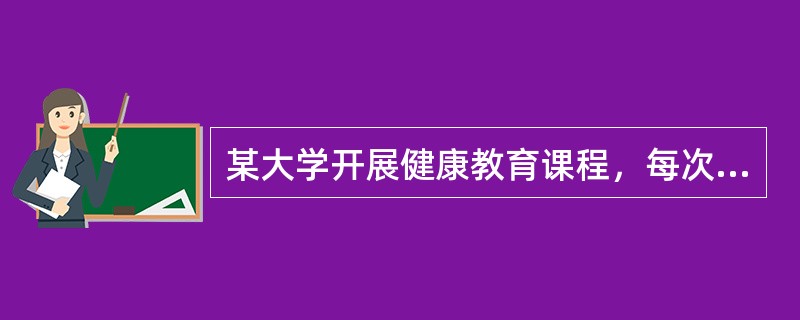 某大学开展健康教育课程，每次上课前，老师都要提出一个问题，要求学生立即做出回答。这种方法属于