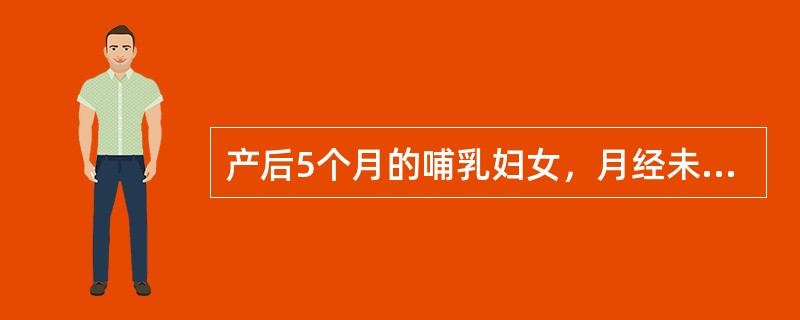产后5个月的哺乳妇女，月经未复潮，要求避孕，妇科查为子宫正常大小，无压痛，活动，双附件（-），下列哪种方法不宜选用