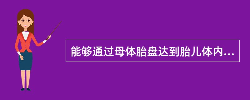 能够通过母体胎盘达到胎儿体内的免疫球蛋白是()