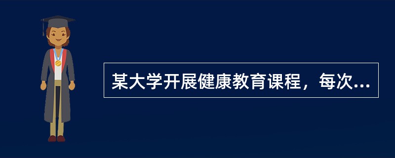 某大学开展健康教育课程，每次上课前，老师都要提出一个问题，要求学生立即作出回答，这种方法属于