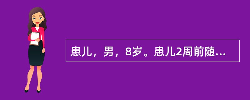 患儿，男，8岁。患儿2周前随母亲初次去海南探亲，返回后突然畏寒、高热、剧烈头痛、呕吐，继而谵妄，昏迷，伴抽搐。身体评估：血压110／70mmHg，神志不清，全身无出血点或皮疹，颈项强直，Kernig征