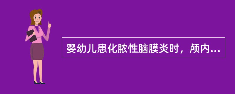 婴幼儿患化脓性脑膜炎时，颅内压增高的体征为