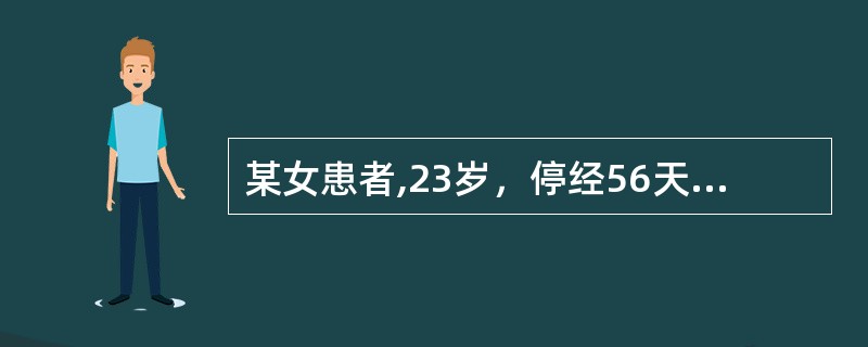 某女患者,23岁，停经56天，近一周有不规则阴道出血。检查子宫底脐下三指，质软．HCG阳性。B超见密集雪花样亮点。最可能的诊断是