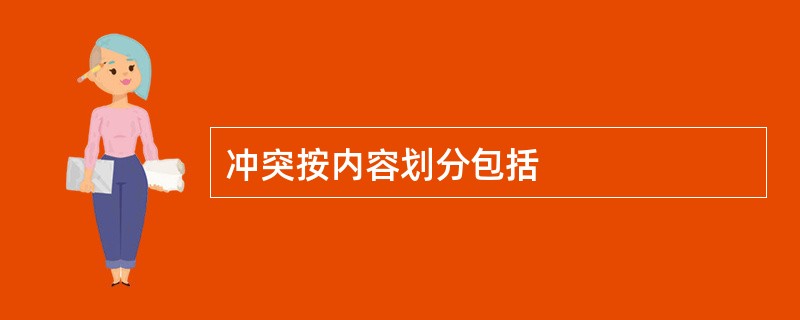 冲突按内容划分包括