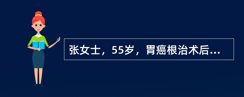 张女士，55岁，胃癌根治术后1天，经鼻肠管采用重力滴注法行早期肠内营养支持，80滴／分。查体发现：T37.8℃，P82次／分，R20次／分，BP110/68mmHg。有助于减轻其恶心、腹胀的预防措施不