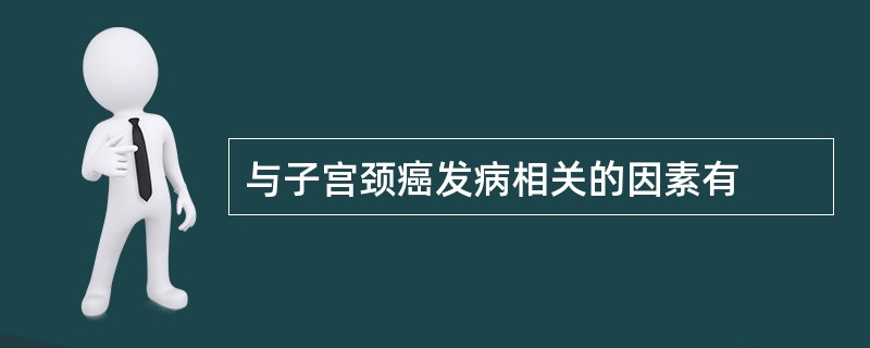 与子宫颈癌发病相关的因素有