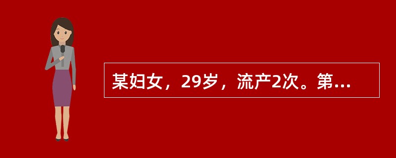 某妇女，29岁，流产2次。第2次流产后月经周期缩短，经期正常，血量不多，已4个月，经检查基础体温呈双相型，无器官性病变，应考虑为