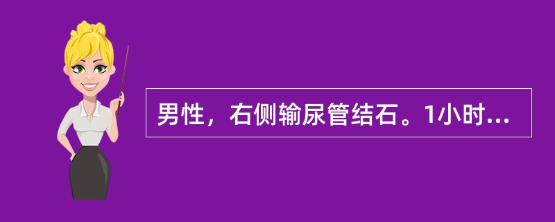 男性，右侧输尿管结石。1小时前肾绞痛发作，剧烈疼痛，难以忍受，被送至医院急诊科。病人辗转不安，面色苍白、出冷汗，呕吐2次。首要的处理措施是