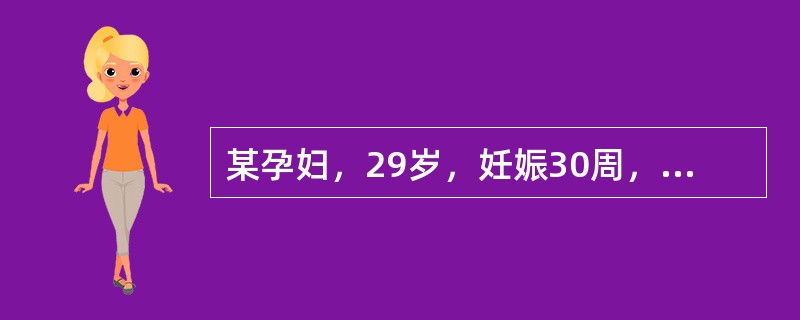 某孕妇，29岁，妊娠30周，阴道少量流血2天，感下腹坠痛2小时。胎心率150次／分。肛门检查：宫口扩张可容指尖，胎头先露，高浮。该孕妇最可能的诊断是