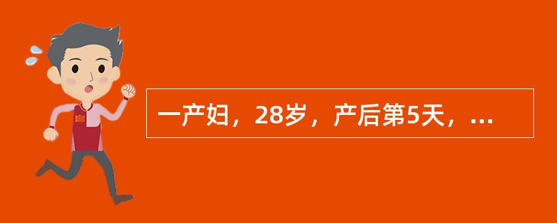 一产妇，28岁，产后第5天，出现下腹痛、恶露多，且有臭味，但体温不高，子宫体有压痛，此为