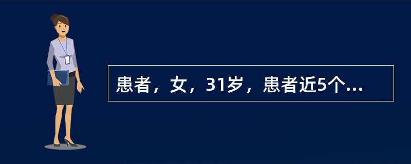 患者，女，31岁，患者近5个月来，经后1至2天，小腹隐痛喜按，阴部空坠不月经病69适，月经量少，色淡，质清稀，面色无华，神疲乏力，头晕心悸，舌淡，脉细无力此病诊断为