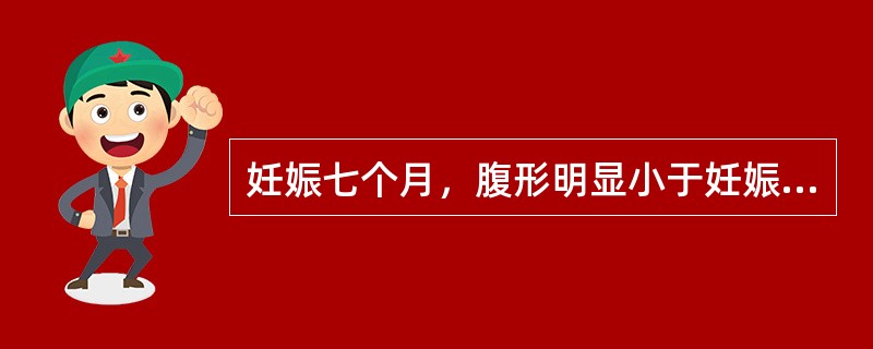 妊娠七个月，腹形明显小于妊娠月份，胎儿存活，腰膝酸软，纳少便溏，手足不温，舌淡苔白，脉沉迟。其治疗主方