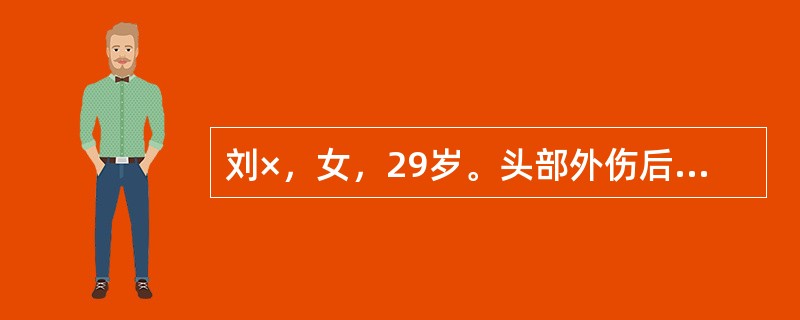 刘×，女，29岁。头部外伤后出现头痛，经久不愈，痛处固定不移，痛如锥刺，舌质紫，苔薄白，脉细涩。根据患者上述临床表现，考虑此患者的头痛为