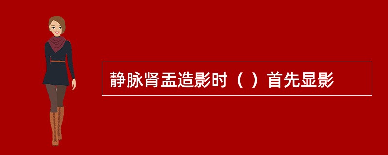 静脉肾盂造影时（ ）首先显影