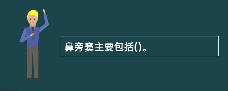 鼻旁窦主要包括()。