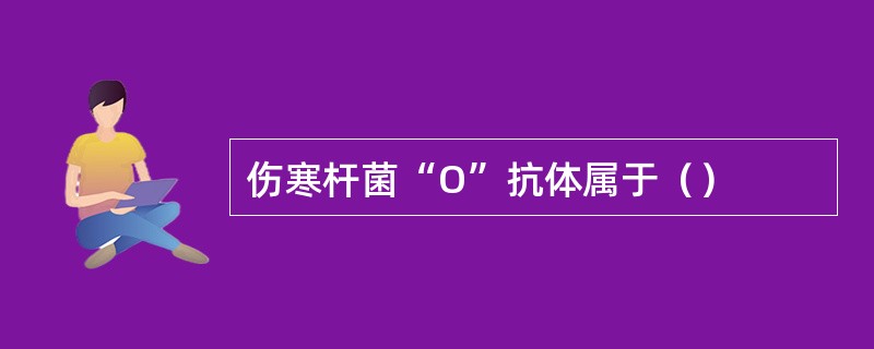 伤寒杆菌“O”抗体属于（）