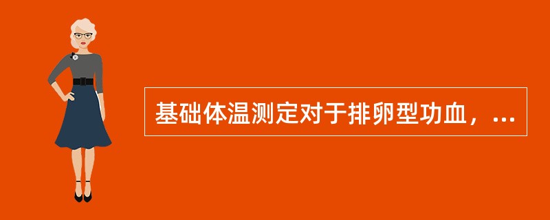 基础体温测定对于排卵型功血，下列哪项是错误的：