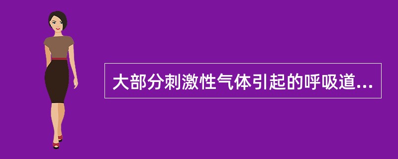 大部分刺激性气体引起的呼吸道刺激作用，属于何种毒性联合作用