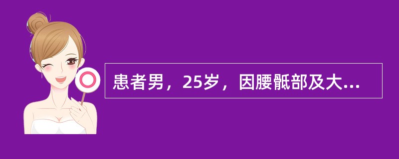 患者男，25岁，因腰骶部及大腿部酸痛半年余、腹胀1个月余入院。(提示：腹部CT显示腹腔内可见软组织肿块影，胰腺受推挤向上移位，肠管受推挤向前移位。)该病变的定位为(提示：腹部CT显示腹腔内可见软组织肿