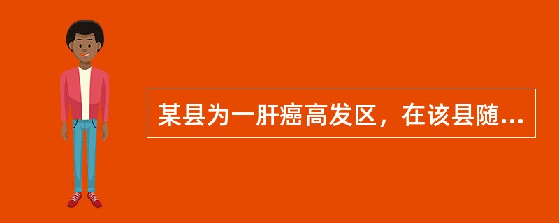某县为一肝癌高发区，在该县随机调查一个乡进行肝癌死亡回顾性调查，属于