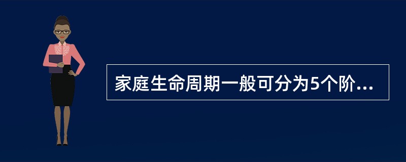 家庭生命周期一般可分为5个阶段，其不包括