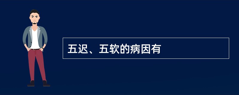 五迟、五软的病因有