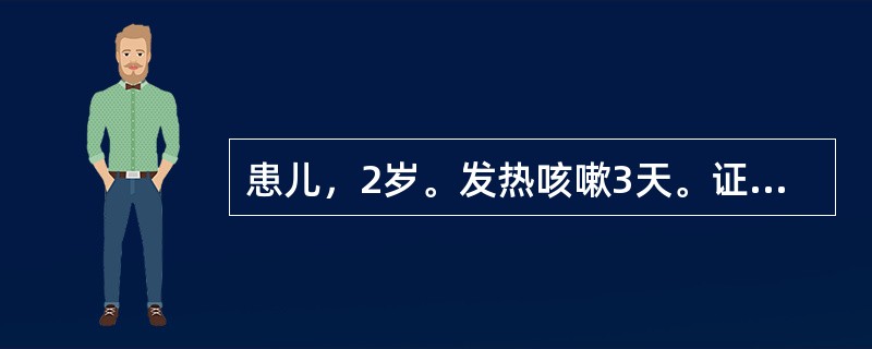 患儿，2岁。发热咳嗽3天。证见高热持续不退，咳嗽剧烈，气急鼻煽，烦躁喘憋，涕泪俱无，面赤唇红，大便秘结，舌红，苔黄，指纹紫滞。其治法是