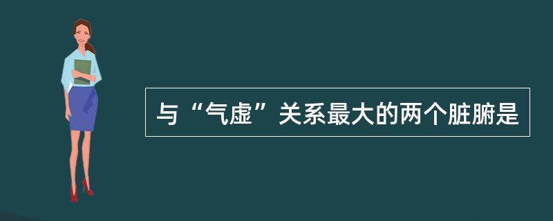 与“气虚”关系最大的两个脏腑是