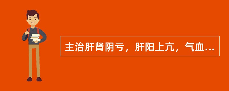 主治肝肾阴亏，肝阳上亢，气血逆乱证的方剂是