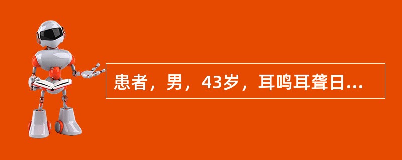 患者，男，43岁，耳鸣耳聋日久，耳中如蝉鸣，按之鸣声减弱，时作时止，劳累后加剧，兼有腰膝酸软，乏力，遗精，脉虚细。治疗除主方外，宜配（）。