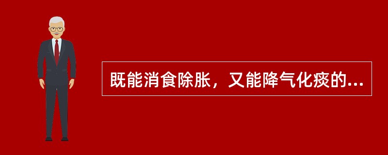 既能消食除胀，又能降气化痰的药物是