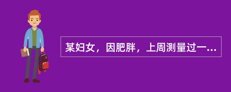 某妇女，因肥胖，上周测量过一次血脂，结果TG为6.2mmol/L(241mg/dl)，LDL-C是2.5mmol/L(98mg/dl)，请问她的血脂属于