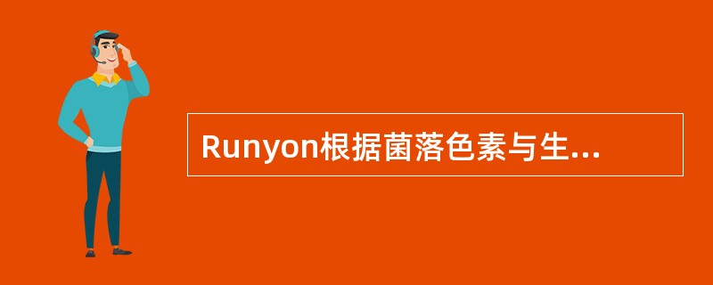 Runyon根据菌落色素与生长速度将非结核分枝杆菌分为()