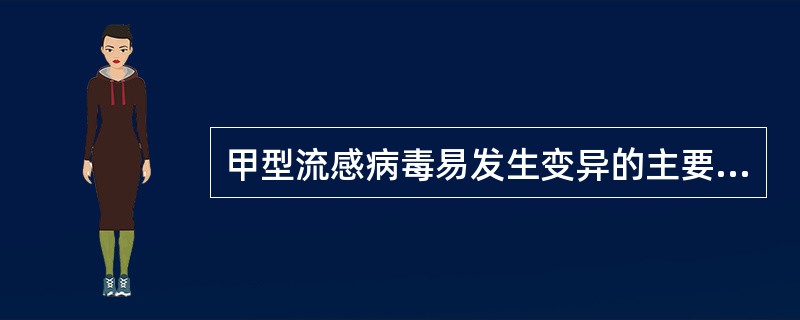 甲型流感病毒易发生变异的主要原因是