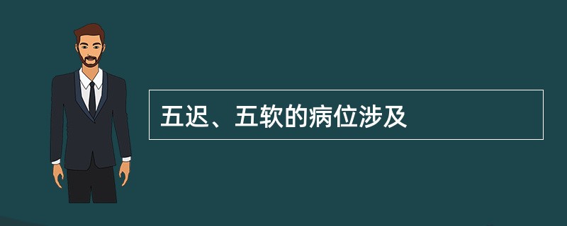 五迟、五软的病位涉及