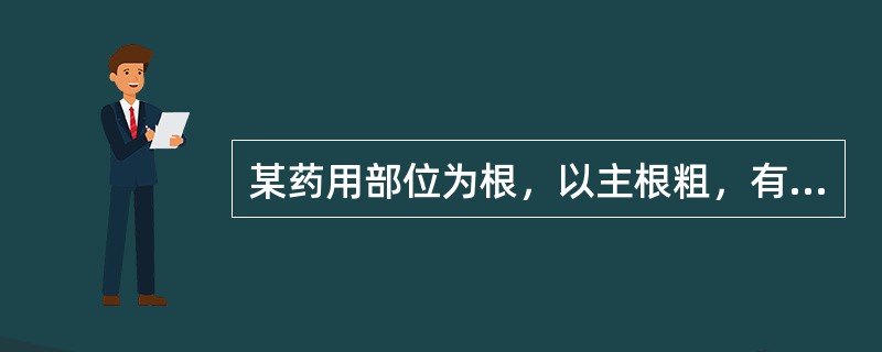 某药用部位为根，以主根粗，有支根，油润，外皮色黄棕，断面色黄白，气味浓郁者为佳。具有多数类圆形油室(分泌腔)，其挥发油主要为蒿本内酯及正丁烯基酰内酯。该药材的主要产地有