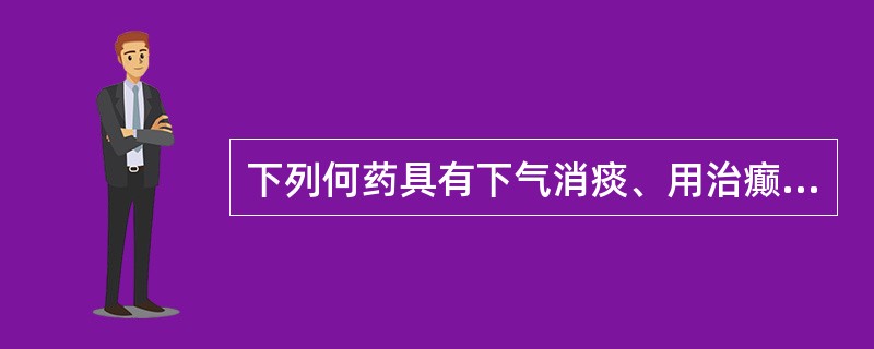 下列何药具有下气消痰、用治癫痫证的功用？