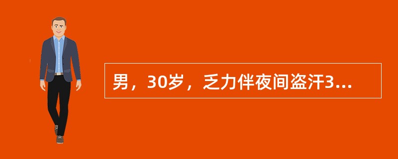 男，30岁，乏力伴夜间盗汗3月就诊。体格检查：胸骨下段压痛，肝肋下未触及，脾肋下10cm，Hb120g/L，WBC160×109/L，血小板240×109/L辨证属于胁痛哪一型