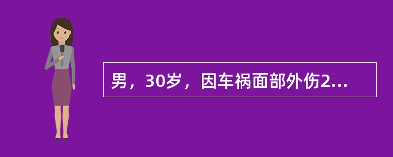 男，30岁，因车祸面部外伤2天，检查见两侧面部不对称，左侧下睑肿胀、瘀血，口内检查左侧后牙早接触。X线片显示左上颌骨折，骨折线横过鼻背、眶部，经颧骨上方达翼突，应诊断为（）